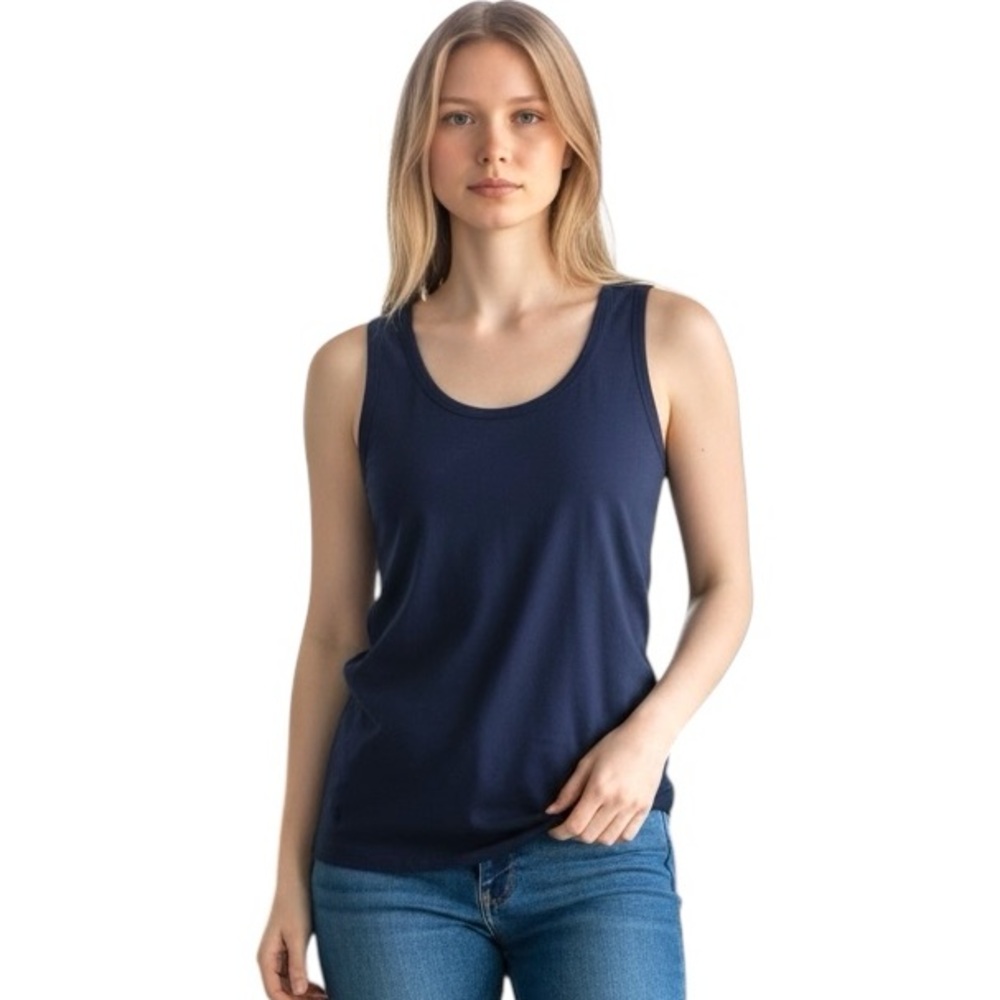Lilly Pulitzer Navy Pima Cotton Tank Top XS